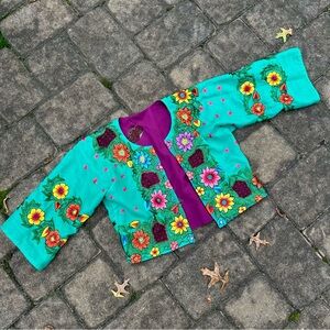 Vintage Bolero Embroidered Jacket